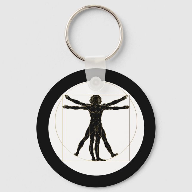 Vitruvian Man Schlüsselanhänger (Vorderseite)