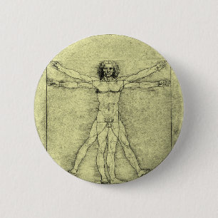 Vitruvian Mann Button