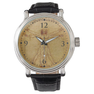 Vitruvian Mann-LEONARDO Da Vinci Armbanduhr