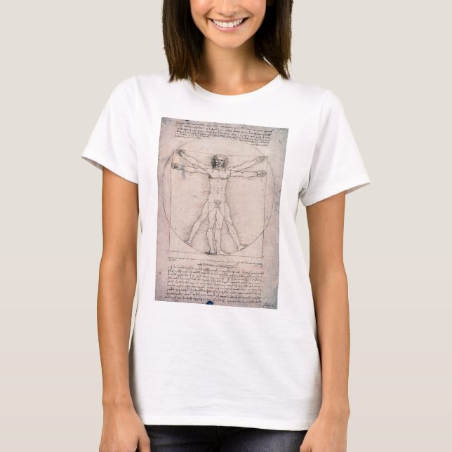 Vitruvian ManVitruvian Man, Leonardo da Vinci T-Shirt (Vorderseite)