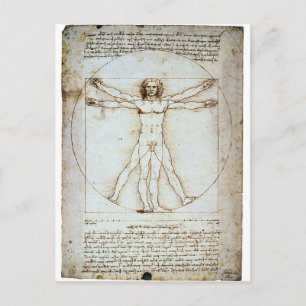 Vitruvian Postkarte