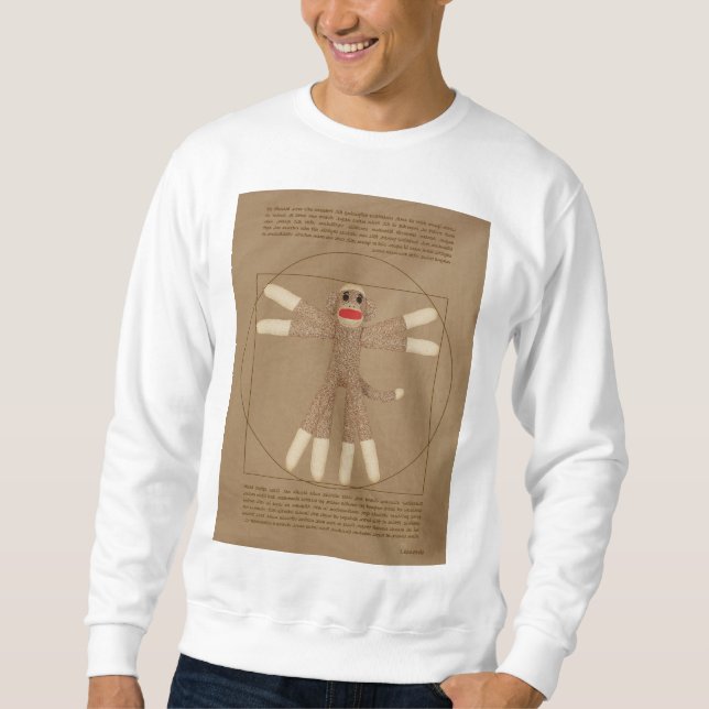 Vitruvianer Sockel Sweatshirt (Vorderseite)