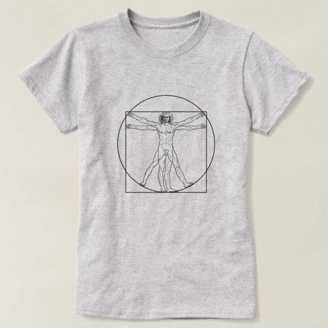 Vitruvianer T-Shirt (Design vorne)