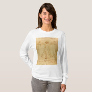 Vitruvianischer Mensch von Leonardo Da Vinci T-Shirt