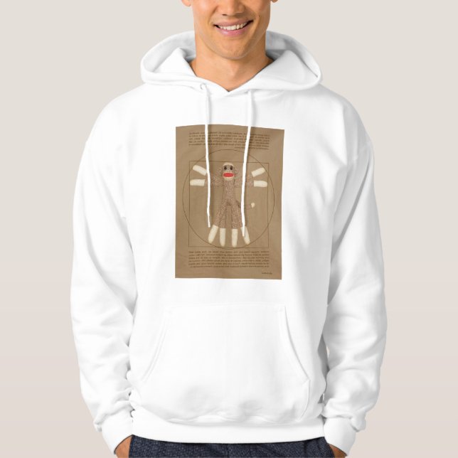 Vitruvius Monkey Hoodie (Vorderseite)