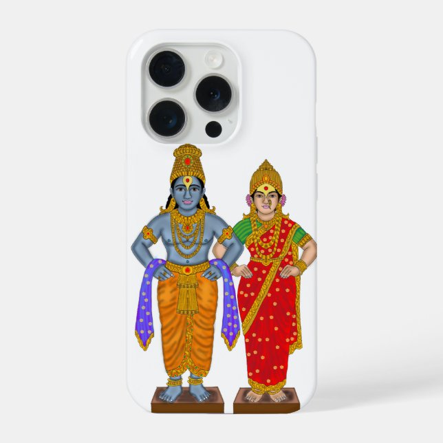 Vitthal Rukhmini Phone Case iPhone 15 Pro Hülle (Rückseite)