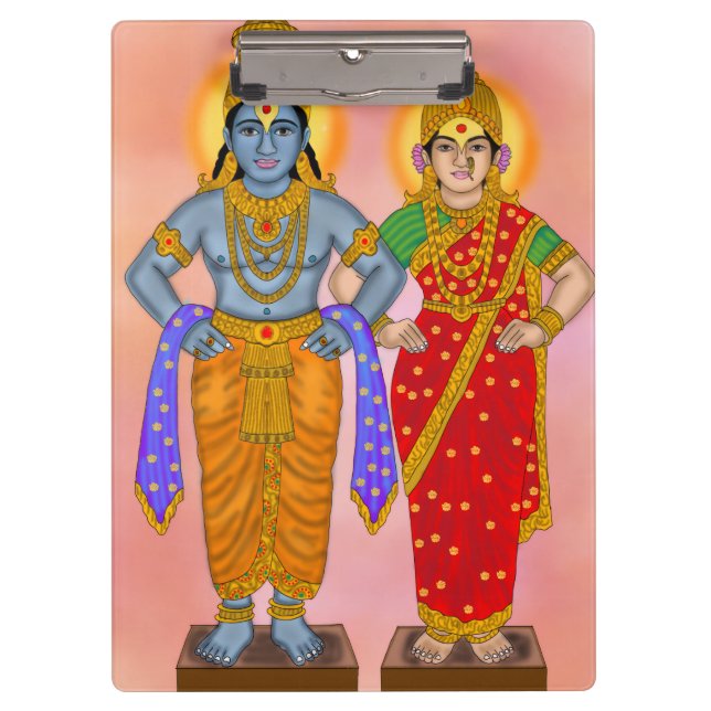 Vitthal Rukmini Schreibwaren Klemmbrett (Vorderseite)
