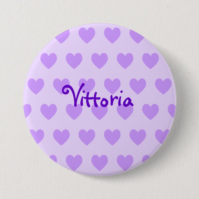 Vittoria im Lila Button (Vorderseite)