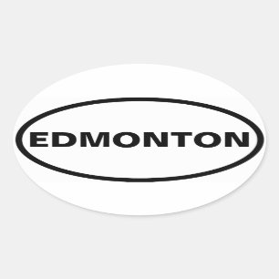 VIUR Edmonton Ovaler Aufkleber