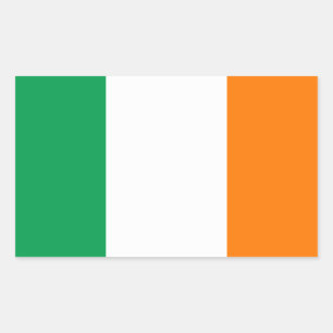 VIUR Ireland Fl ag Rechteckiger Aufkleber