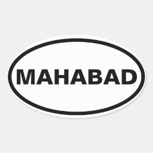 VIUR Mahabad Ovaler Aufkleber