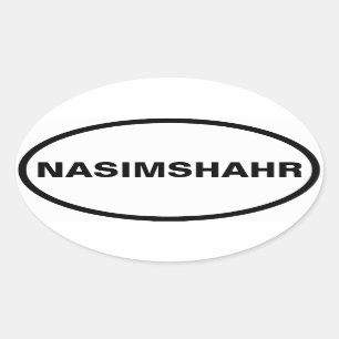 VIUR Nasimshahr Ovaler Aufkleber