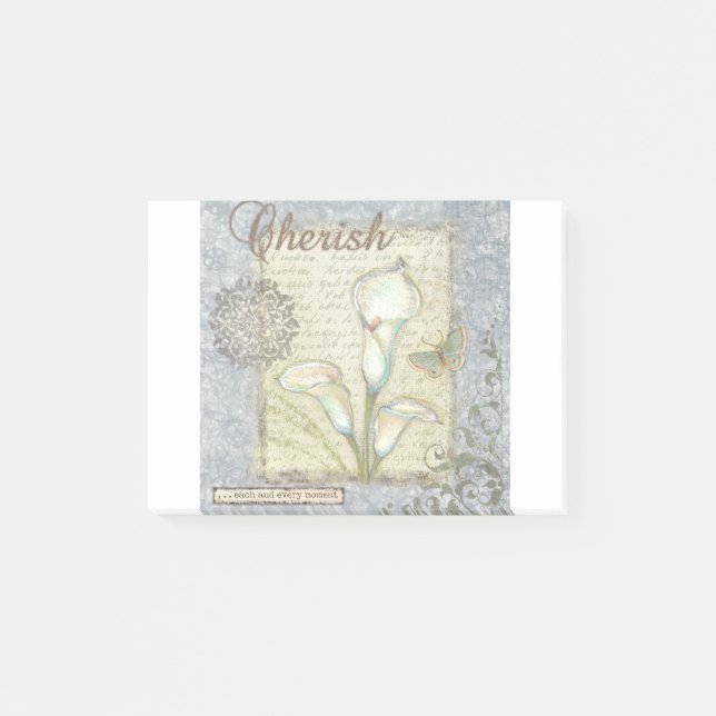VIV21 Wort 2 Cherish.tif Post-it Klebezettel (Vorderseite)