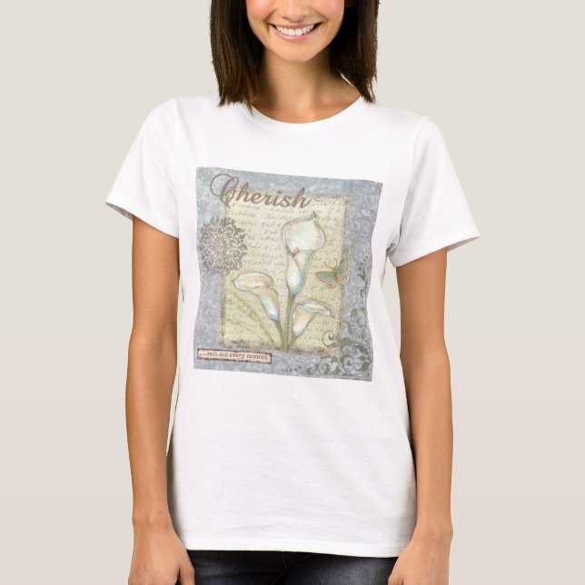 VIV21 Wort 2 Cherish.tif T-Shirt (Vorderseite)