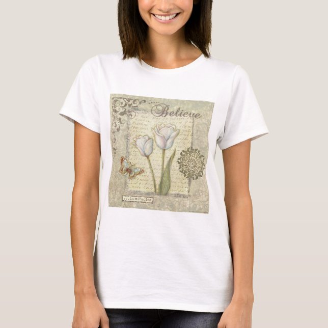VIV22 Wort 3 Believe.tif T-Shirt (Vorderseite)