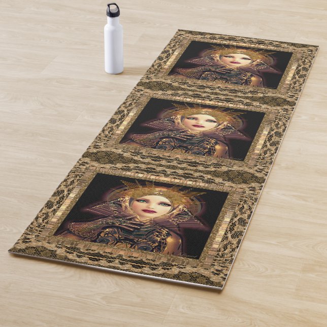 Viv Cool Cyborg Babe Modern Yogamatte (Beispiel)