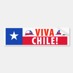 Viva Chile! Autoaufkleber