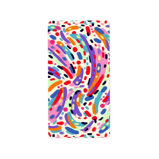 Viva Colors! Adressaufkleber (Vorne)