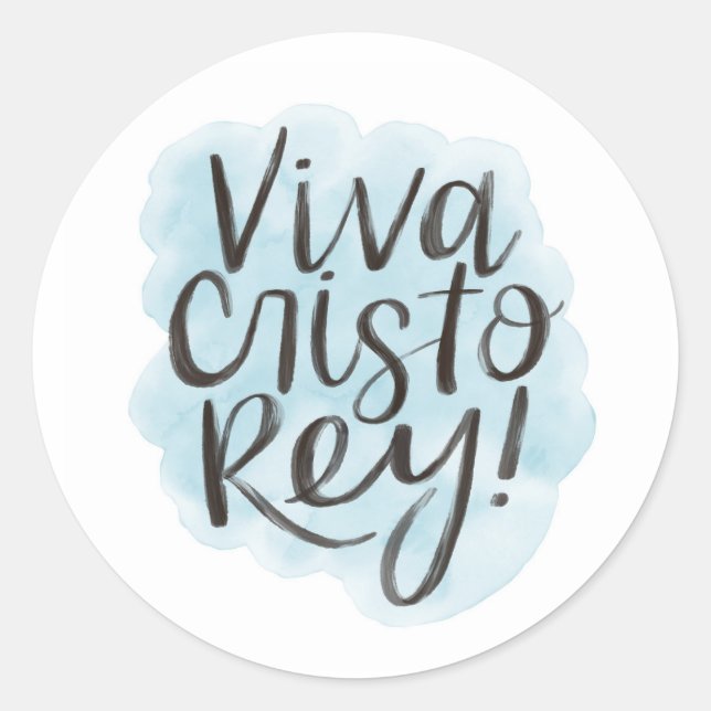 Viva Cristo Rey ! Autocollant (Devant)