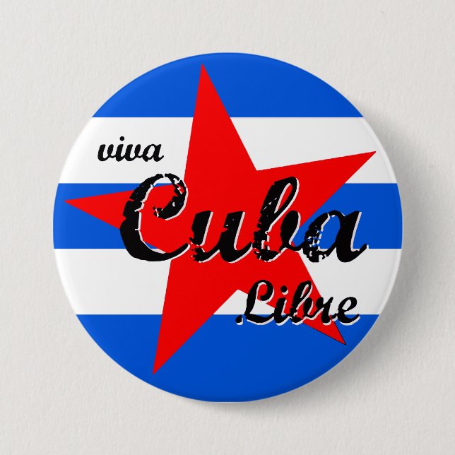 Viva Cuba Libre Button (Vorderseite)