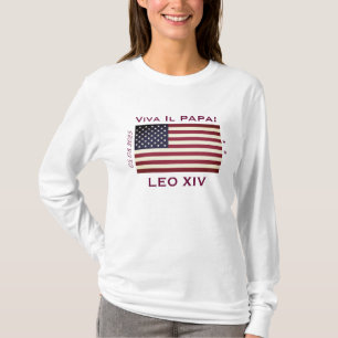 Viva Il Papa Papst LEO XIV Damen T-Shirt