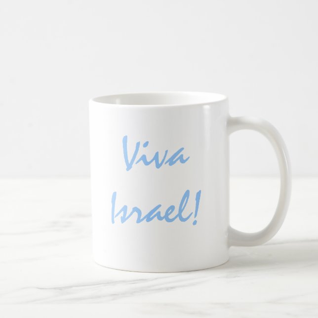 Viva Israel! Pro Israel Tasse (Rechts)