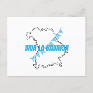Viva La Bavaria Postkarte