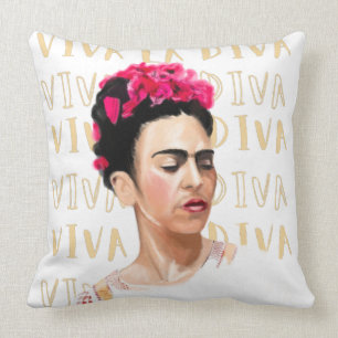 Viva La Diva Frida Kahlo cushion  Kissen