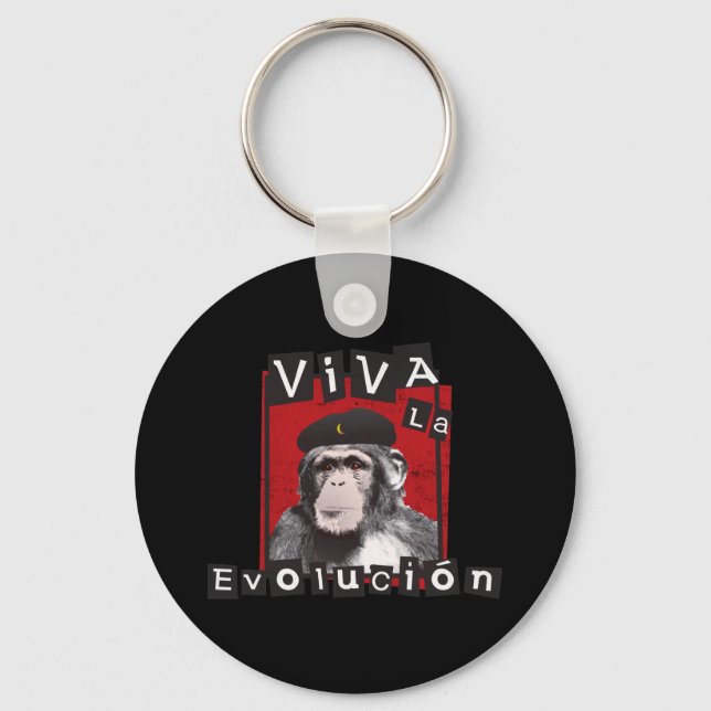 Viva la Evolucion Ape Schlüsselanhänger (Vorderseite)