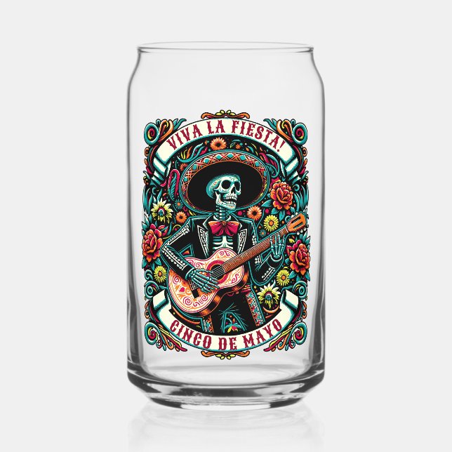 Viva La Fiesta! Cinco de Mayo Design Dosenglas (Vorderseite)