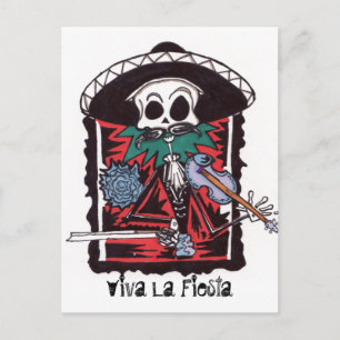 Viva La Fiestga Postkarte