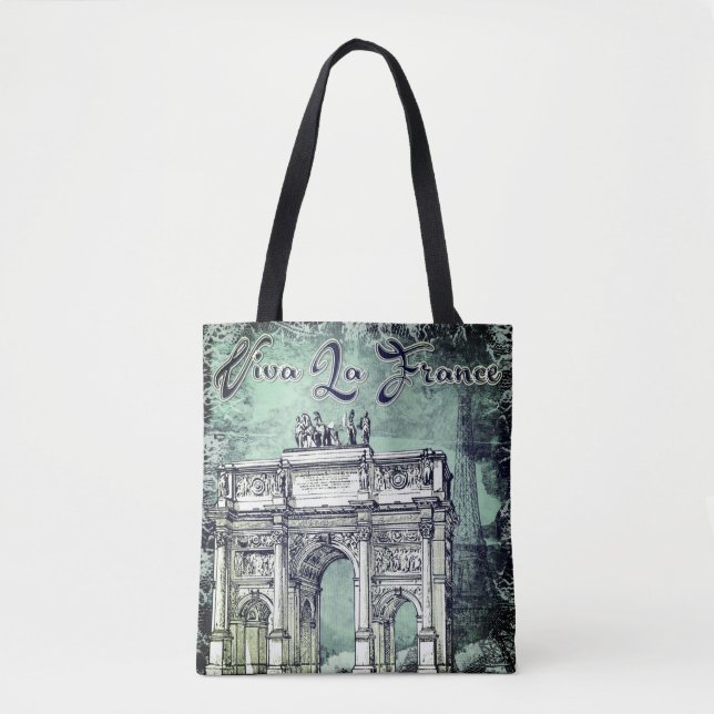 Viva La France Tote Bag Tasche (Vorderseite)