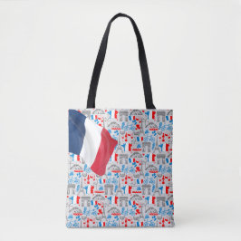 Viva La France Tote Bag Tasche