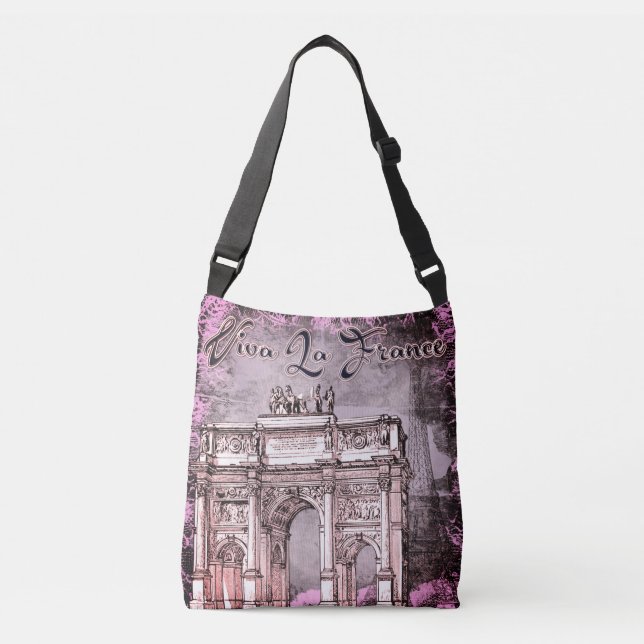 Viva La France Tote Bag Tragetaschen Mit Langen Trägern (Vorderseite)