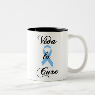 Viva La Heilung - blaues Band Zweifarbige Tasse