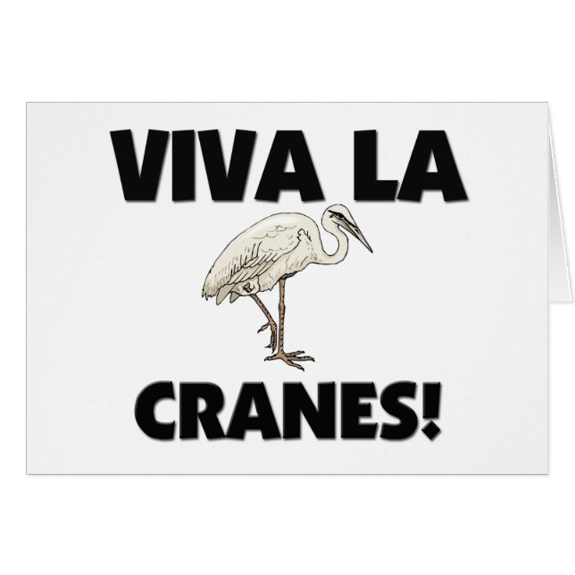 Viva La-Kräne (Vorderseite (Horizontal))