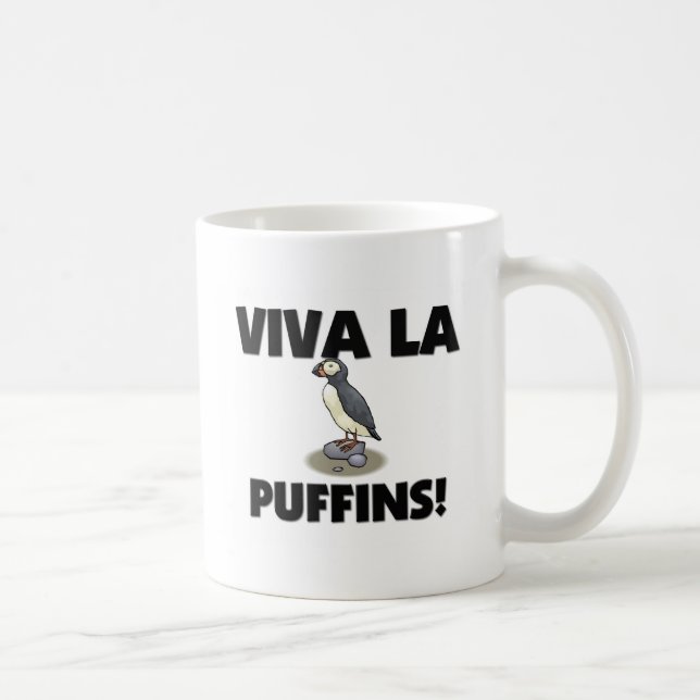 Viva La-Papageientaucher Kaffeetasse (Rechts)