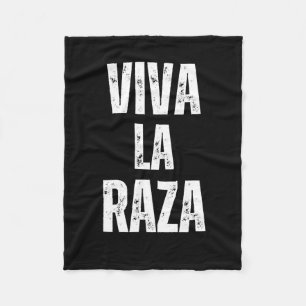 Viva La Raza Immigration Rights Anti Trump 2025 Fleecedecke