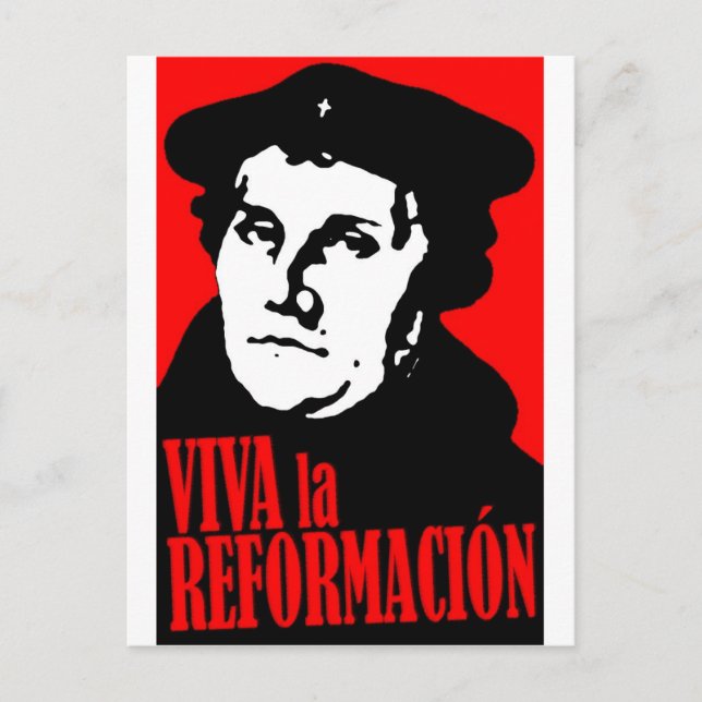 Viva la Reformacion LUTHER Postkarte (Vorderseite)