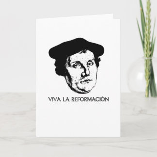 Viva La Revolución Gruß-Karte - Martin Luther Karte