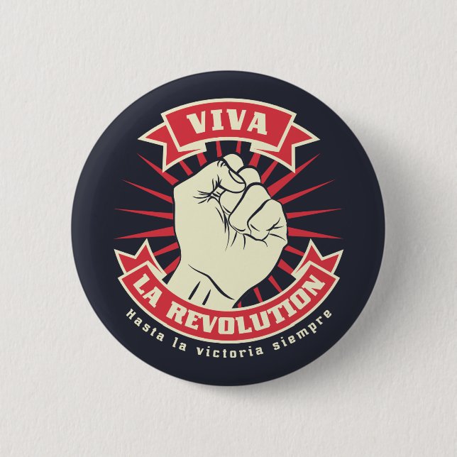 Viva La Revolution Button (Vorderseite)