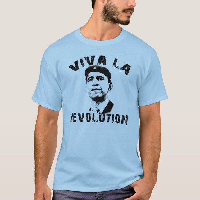 Viva La-Revolution! Obama-Revolution T-Shirt (Vorderseite)