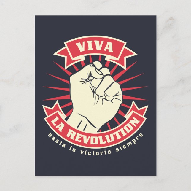 Viva La Revolution Postkarte (Vorderseite)