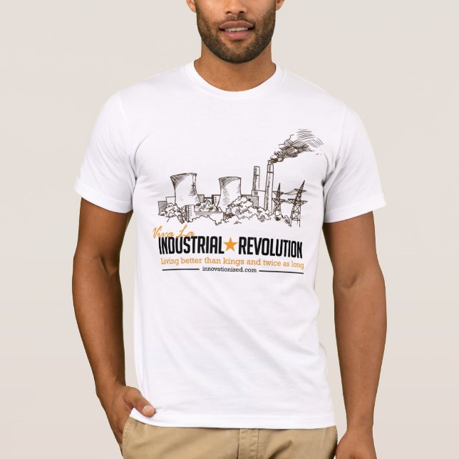 Viva La Tshirt de la révolution industrielle (Devant)