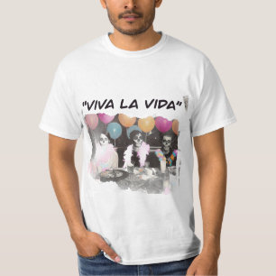Viva La Vida Skelett-Party-Shirt T-Shirt