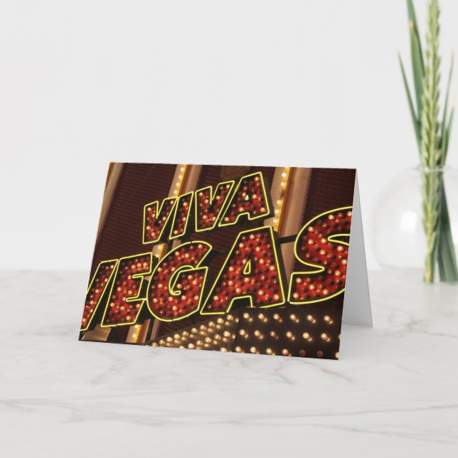 Viva Las Vegas Karte (Vorderseite)