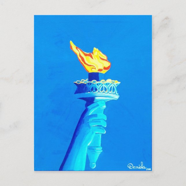 Viva Liberty von Daniela Postkarte (Vorderseite)