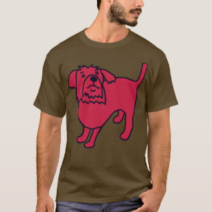 Viva Magenta Farbe des Jahres 2023 Hund T-Shirt