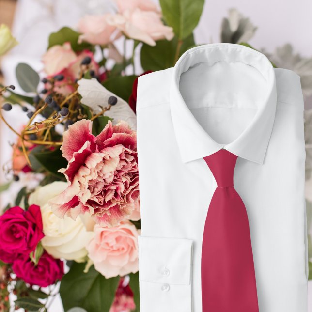 Viva Magenta Koordination Wedding Neck Tie Krawatte (Von Creator hochgeladen)