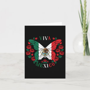 Viva Mexico Butterfly Rose Karte